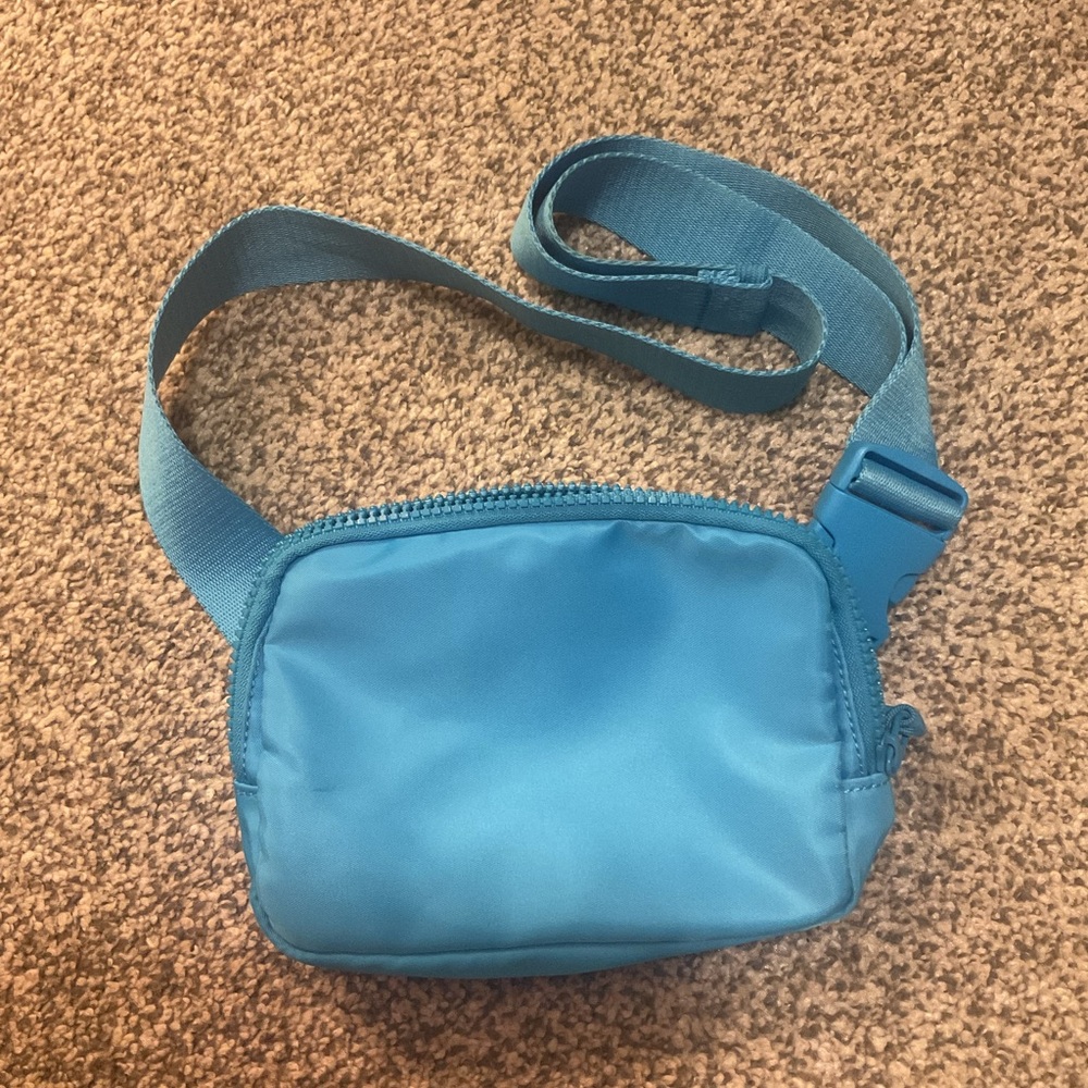 Small Blue Fanny/ Crossbody Pouch